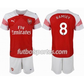 Camisetas Arsenal RAMSEY 8 Niño Primera Equipacion 2018/2019